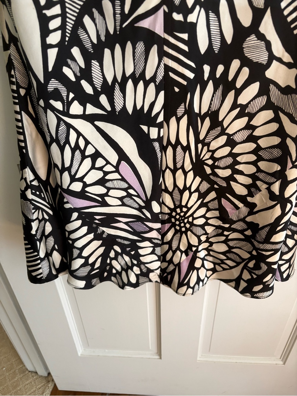 Laundry by Shelli Segal Strapless Sweetheart Long Dress Black White Purple 4 - Picture 4 of 16